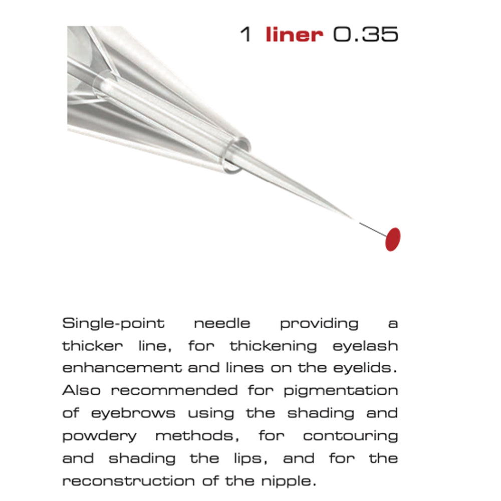 Traditional Needle Cartridge  / 1 liner 0.35