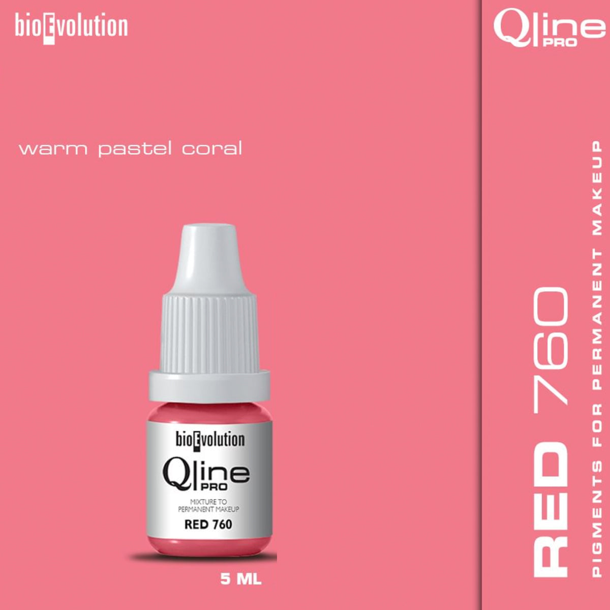 PMU Lip Qline Pro Colour / 5ml Red 760